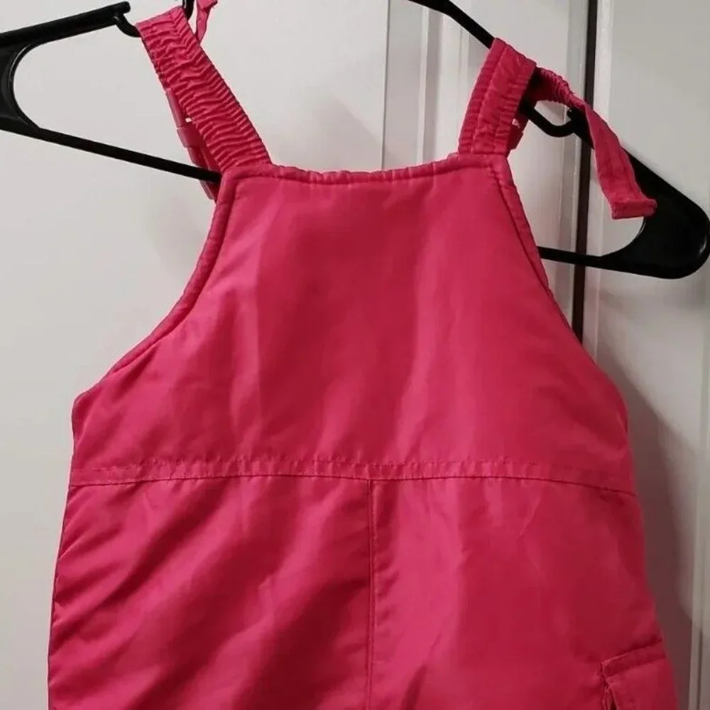 London Fog Girls Snow Overalls Bibs  Size: 3T  Pink